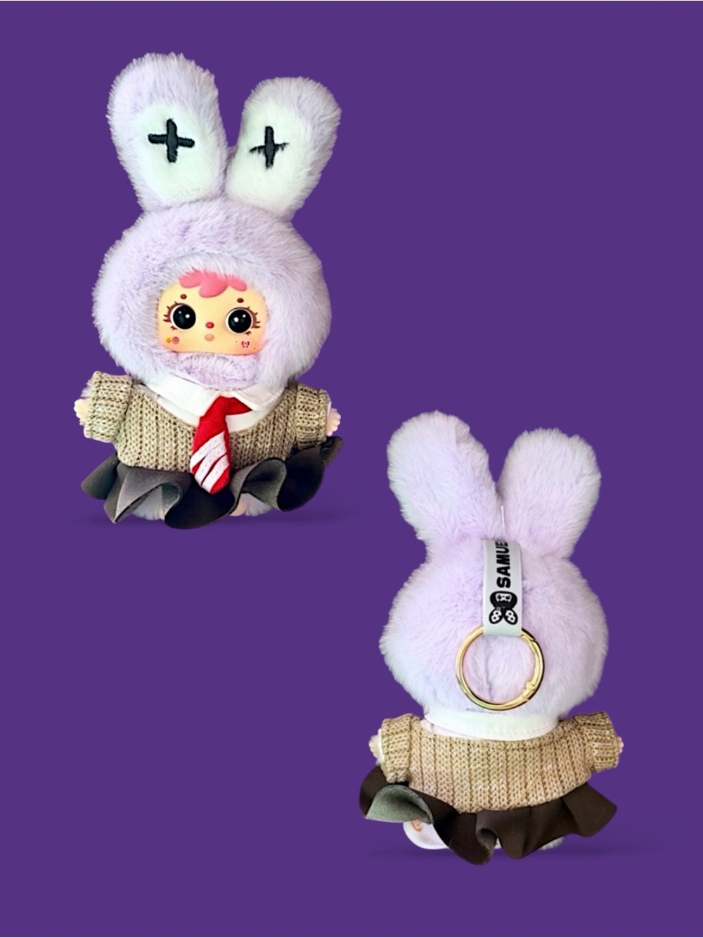 Samuel Fashion Daily Series Plush Bunny Pendant Youthful Sugar Beans